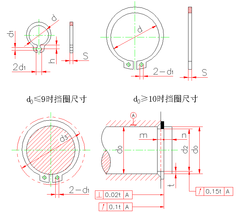 轴用弹性挡圈